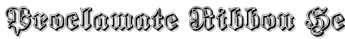 Proclamate Ribbon Heavy font